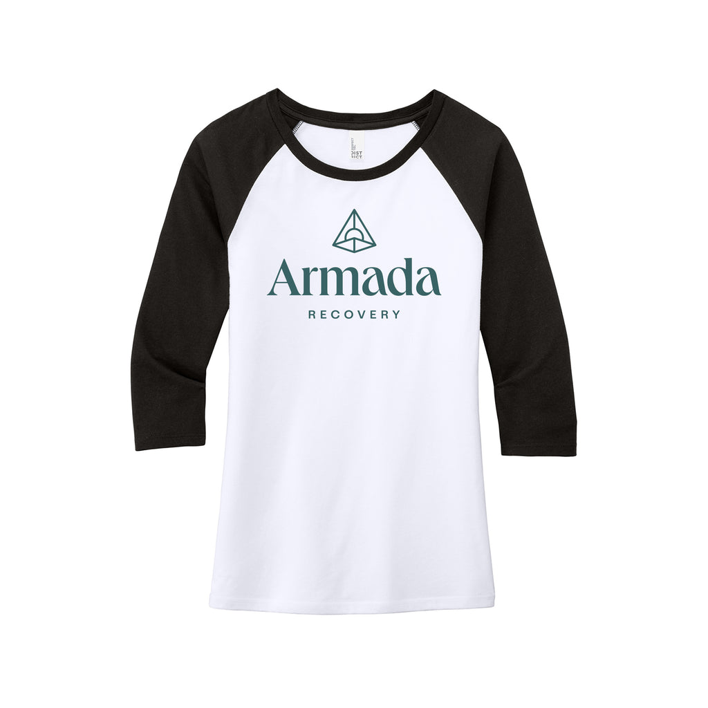 Armada Recovery - District ® Women’s Perfect Tri ® 3/4-Sleeve Raglan
