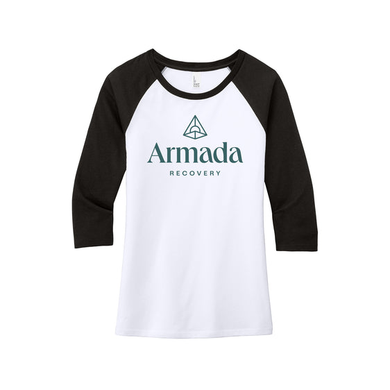 Armada Recovery - District ® Women’s Perfect Tri ® 3/4-Sleeve Raglan