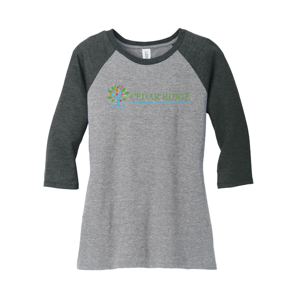 Cedar Ridge - District ® Women’s Perfect Tri ® 3/4-Sleeve Raglan