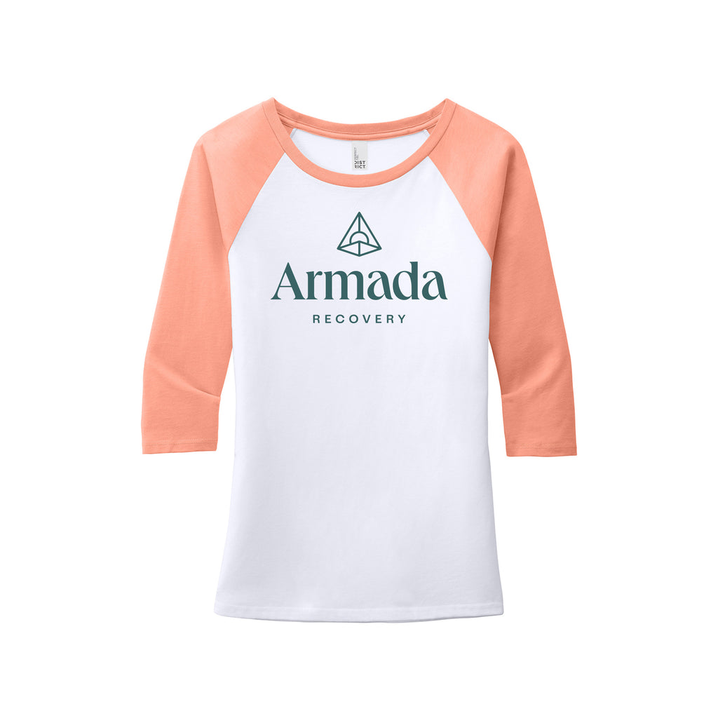 Armada Recovery - District ® Women’s Perfect Tri ® 3/4-Sleeve Raglan