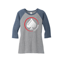 Blackjack Elite Lacrosse - Ladies Perfect Tri 3/4-Sleeve Raglan