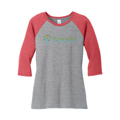 Cedar Ridge - District ® Women’s Perfect Tri ® 3/4-Sleeve Raglan