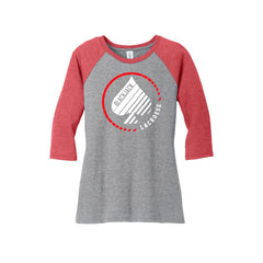 Blackjack Elite Lacrosse - Ladies Perfect Tri 3/4-Sleeve Raglan