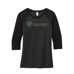 Cedar Ridge - District ® Women’s Perfect Tri ® 3/4-Sleeve Raglan