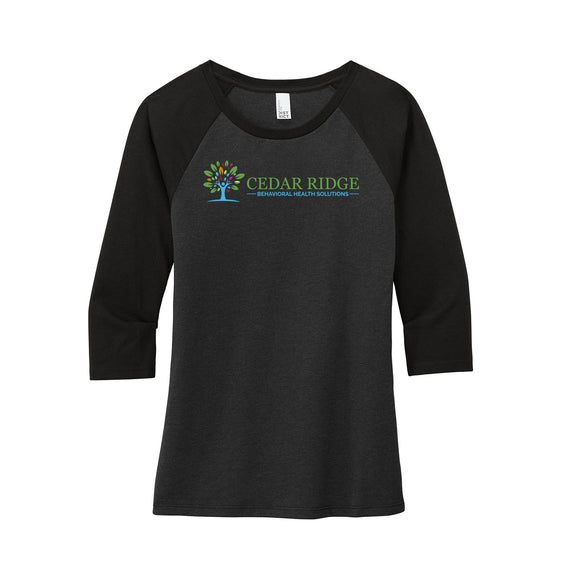 Cedar Ridge - District ® Women’s Perfect Tri ® 3/4-Sleeve Raglan