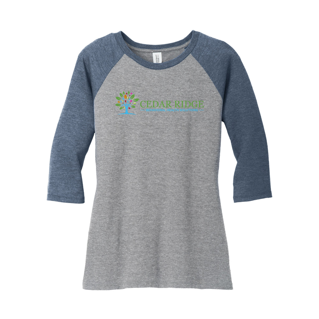 Cedar Ridge - District ® Women’s Perfect Tri ® 3/4-Sleeve Raglan