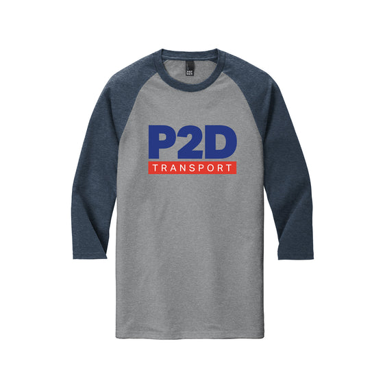 P2D - District ® Perfect Tri ® 3/4-Sleeve Raglan