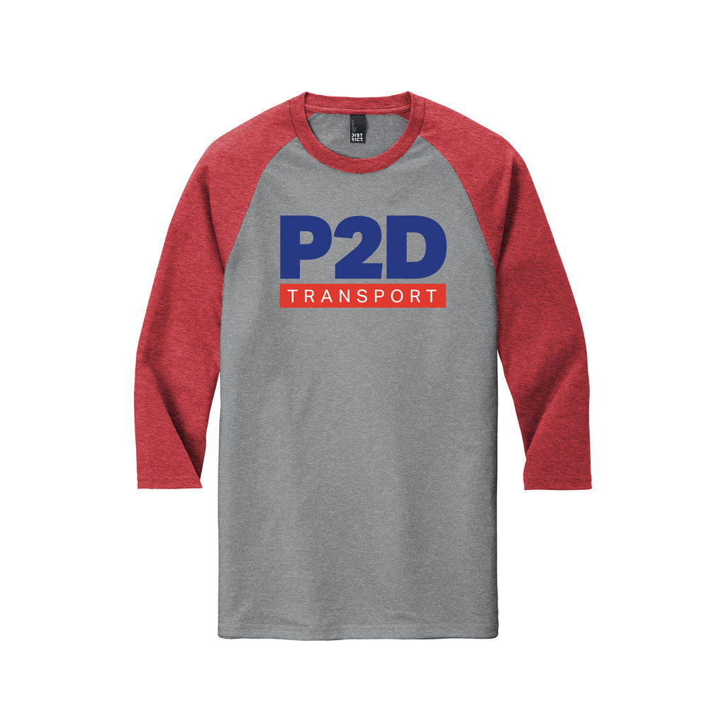 P2D - District ® Perfect Tri ® 3/4-Sleeve Raglan