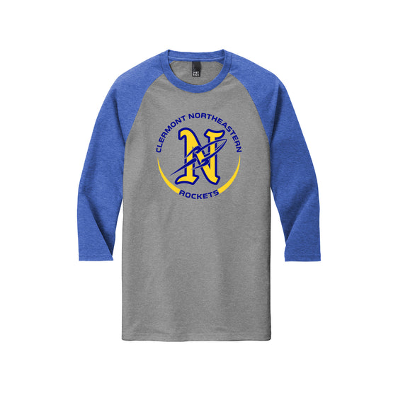 Clermont School Custodial - District ® Perfect Tri ® 3/4-Sleeve Raglan