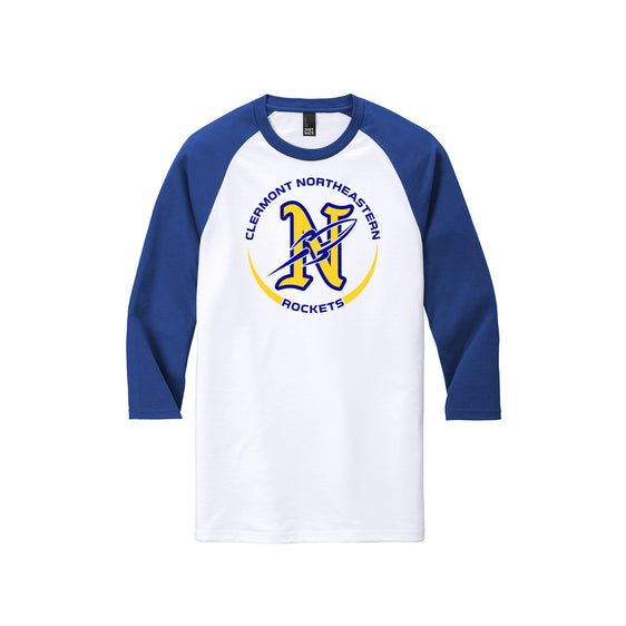 Clermont School Custodial - District ® Perfect Tri ® 3/4-Sleeve Raglan