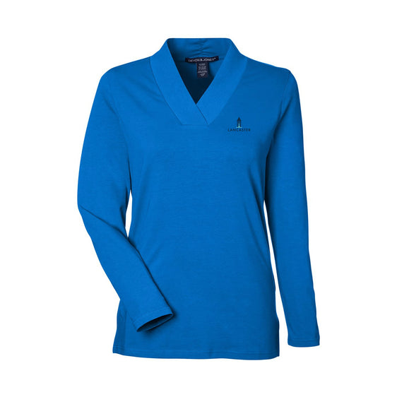 City of Lancaster - Women's Raleigh Shawl Collar Knit Top