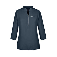 Bloom Life Wealth & Business Planning - Women's Perfect Fit™ Three-Quarter Sleeve Crepe Tunic