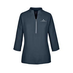 Bloom Life Wealth & Business Planning - Women's Perfect Fit™ Three-Quarter Sleeve Crepe Tunic