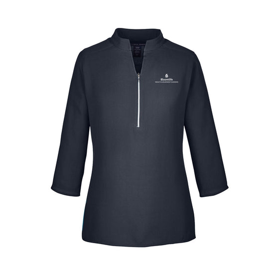 Bloom Life Wealth & Business Planning - Women's Perfect Fit™ Three-Quarter Sleeve Crepe Tunic