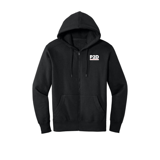 P2D - District® Perfect Weight® Fleece Full-Zip Hoodie