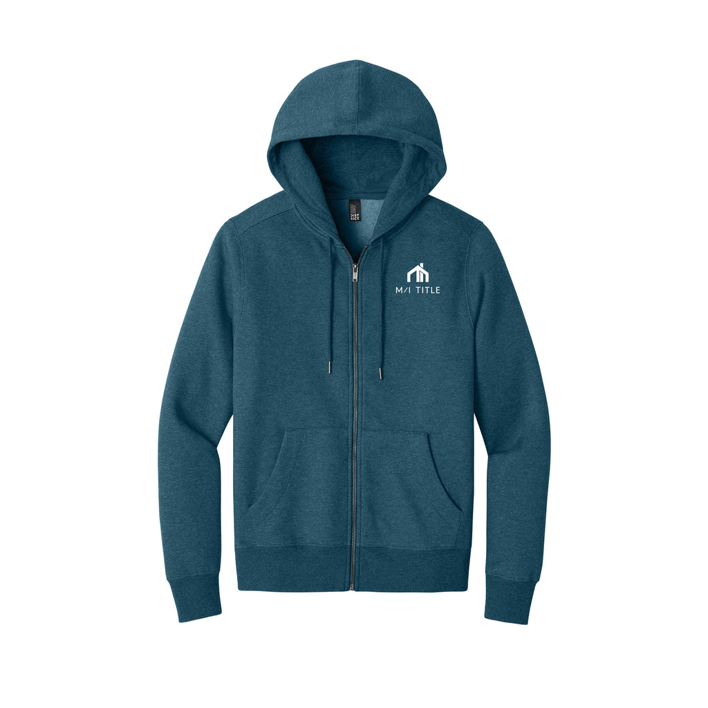 M/I Title - District® Perfect Weight® Fleece Full-Zip Hoodie