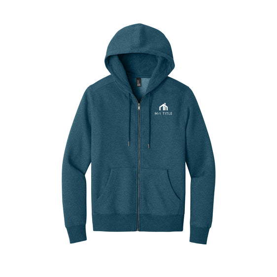 M/I Title - District® Perfect Weight® Fleece Full-Zip Hoodie