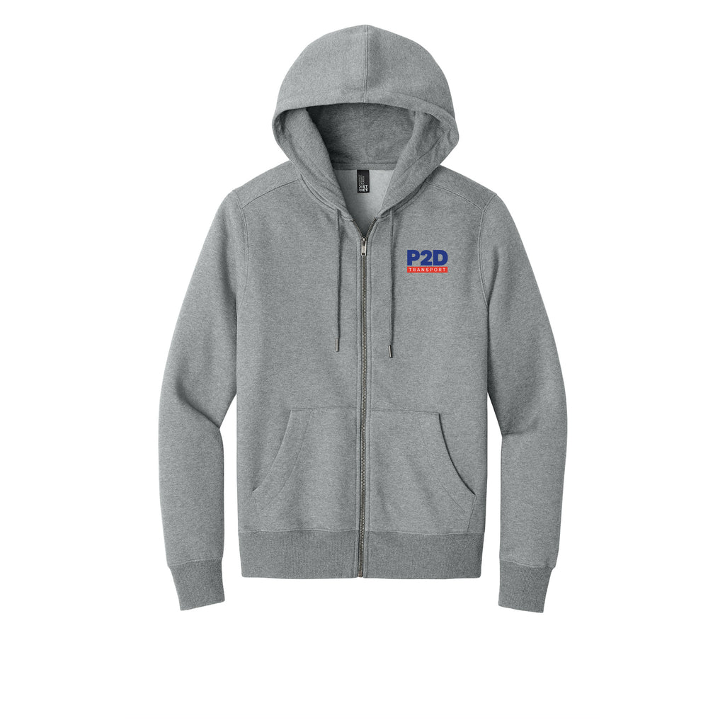 P2D - District® Perfect Weight® Fleece Full-Zip Hoodie