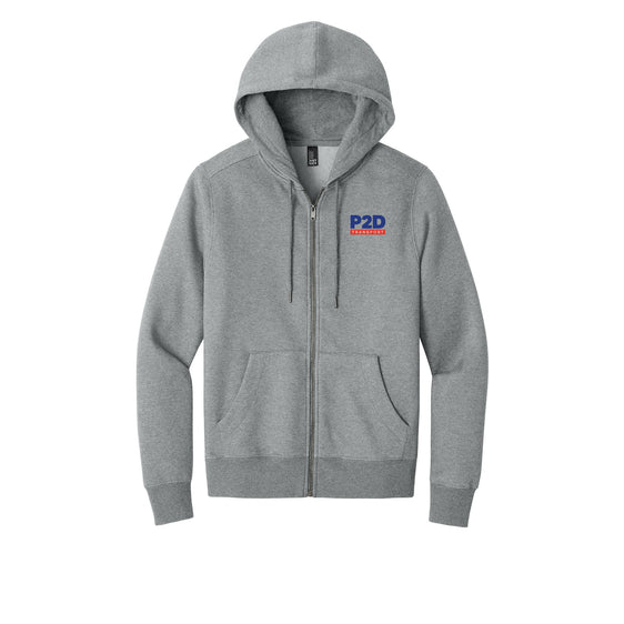 P2D - District® Perfect Weight® Fleece Full-Zip Hoodie