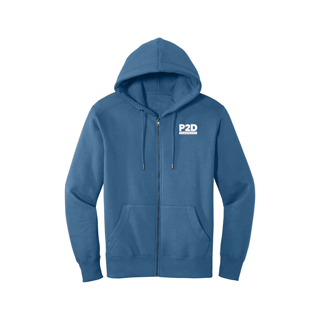 P2D - District® Perfect Weight® Fleece Full-Zip Hoodie