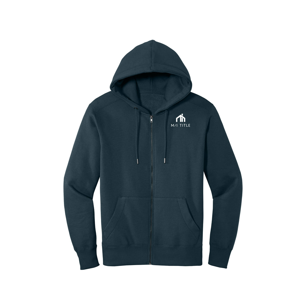 M/I Title - District® Perfect Weight® Fleece Full-Zip Hoodie