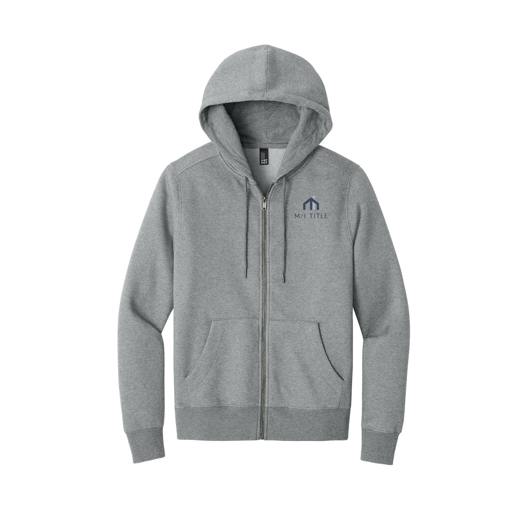 M/I Title - District® Perfect Weight® Fleece Full-Zip Hoodie