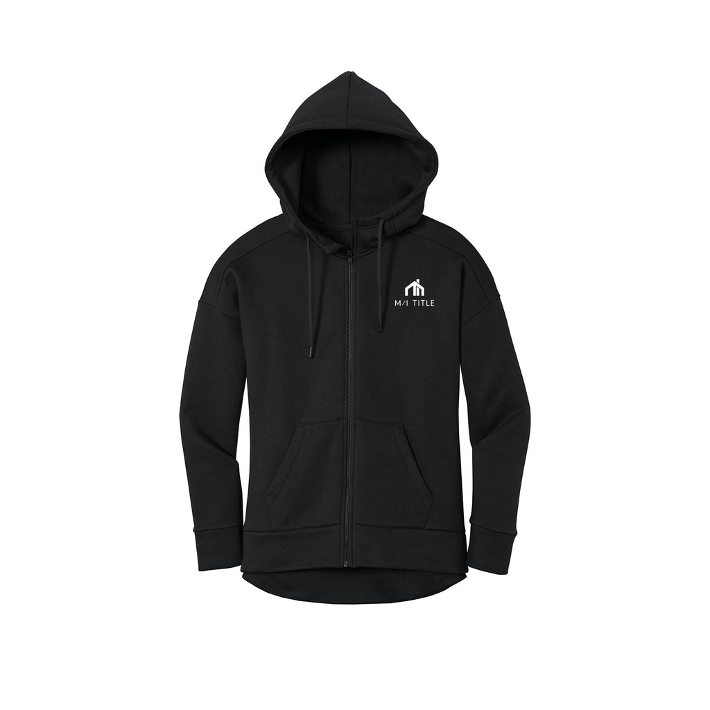 M/I Title - District® Women’s Perfect Weight® Fleece Drop Shoulder Full-Zip Hoodie