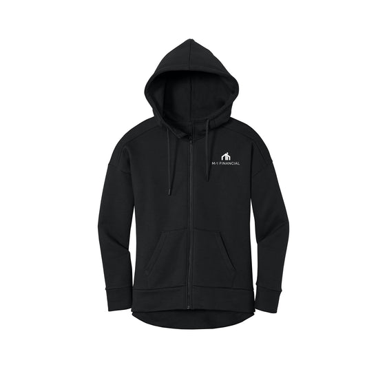 M/I Financial - District® Women’s Perfect Weight® Fleece Drop Shoulder Full-Zip Hoodie