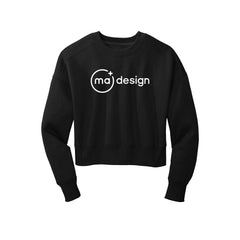 MA Design - District® Women’s Perfect Weight® Fleece Cropped Crew