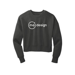 MA Design - District® Women’s Perfect Weight® Fleece Cropped Crew
