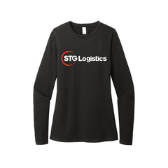 STG Logistics - District® Women’s Perfect Blend® CVC Long Sleeve Tee