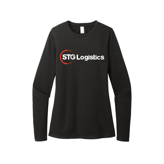 STG Logistics - District® Women’s Perfect Blend® CVC Long Sleeve Tee