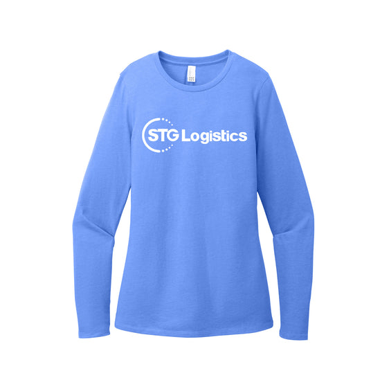 STG Logistics - District® Women’s Perfect Blend® CVC Long Sleeve Tee