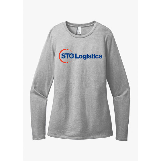 STG Logistics - District® Women’s Perfect Blend® CVC Long Sleeve Tee