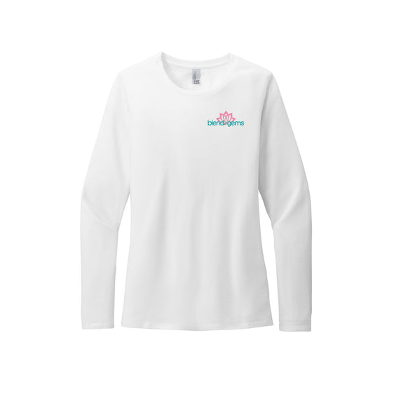 Blend of Gems - District® Women’s Perfect Blend® CVC Long Sleeve Tee