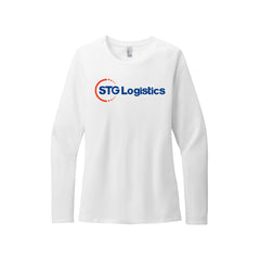 STG Logistics - District® Women’s Perfect Blend® CVC Long Sleeve Tee