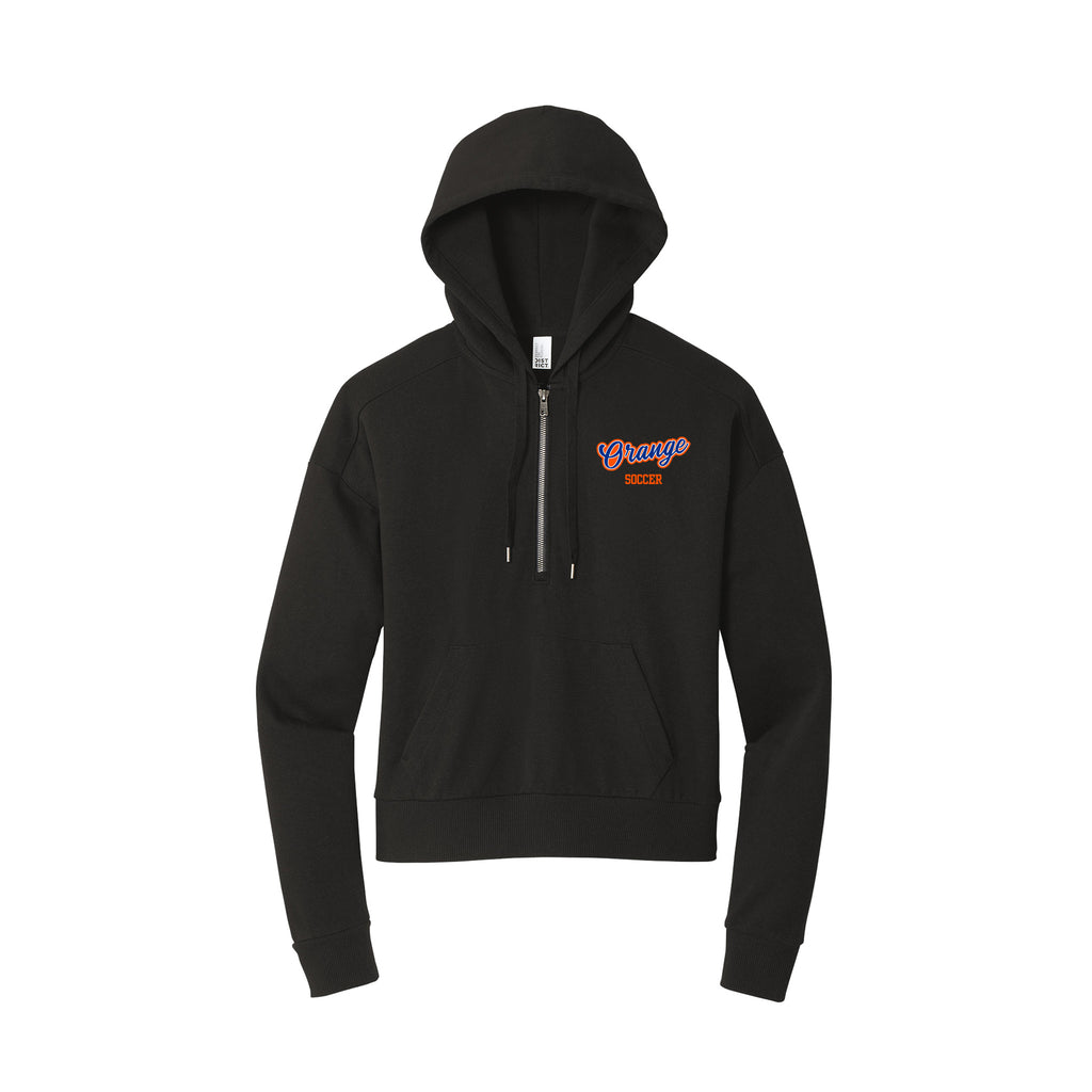 Olentangy Orange Soccer - District® Women’s Perfect Tri® Fleece 1/2-Zip Pullover