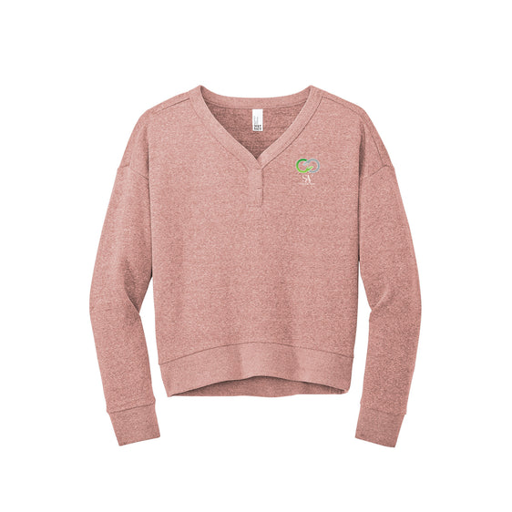 Solace at Vivians - District® Women’s Perfect Tri® Fleece V-Neck Sweatshirt