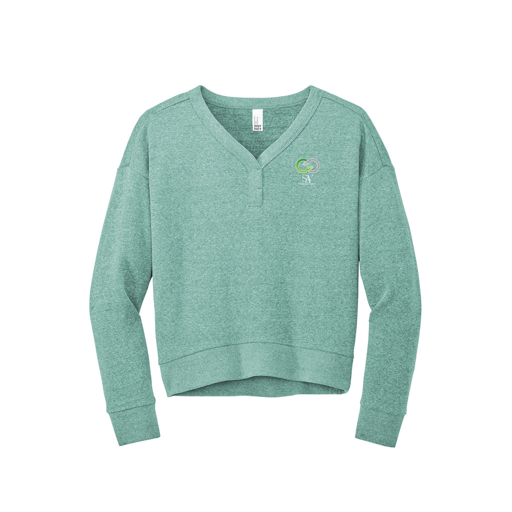 Solace at Vivians - District® Women’s Perfect Tri® Fleece V-Neck Sweatshirt