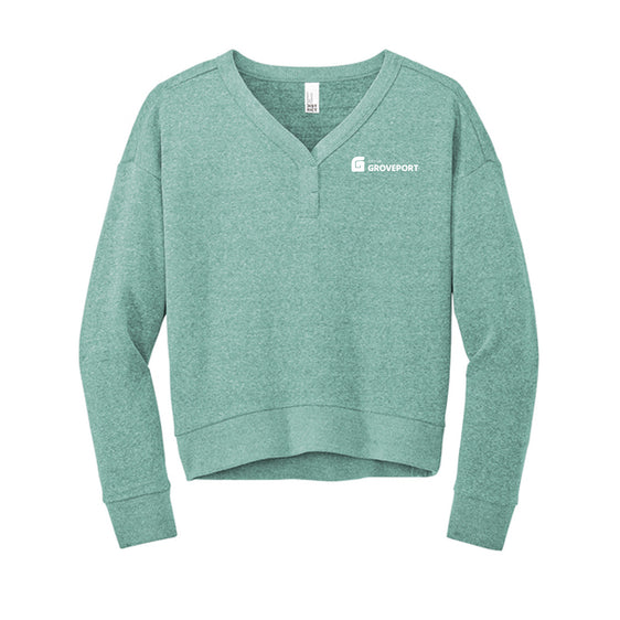 City of Groveport - District® Women’s Perfect Tri® Fleece V-Neck Sweatshirt