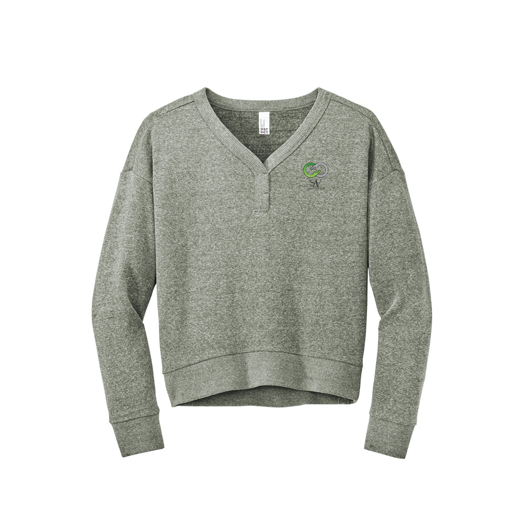 Solace at Vivians - District® Women’s Perfect Tri® Fleece V-Neck Sweatshirt