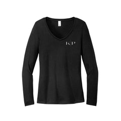 KP Designs - District® Women’s Perfect Tri® Long Sleeve V-Neck Tee