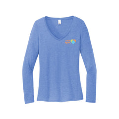 A Kid Again - District® Women’s Perfect Tri® Long Sleeve V-Neck Tee