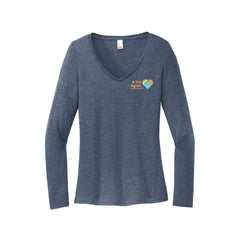 A Kid Again - District® Women’s Perfect Tri® Long Sleeve V-Neck Tee