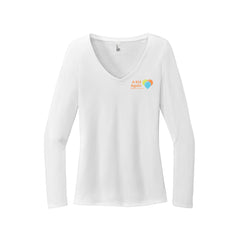 A Kid Again - District® Women’s Perfect Tri® Long Sleeve V-Neck Tee