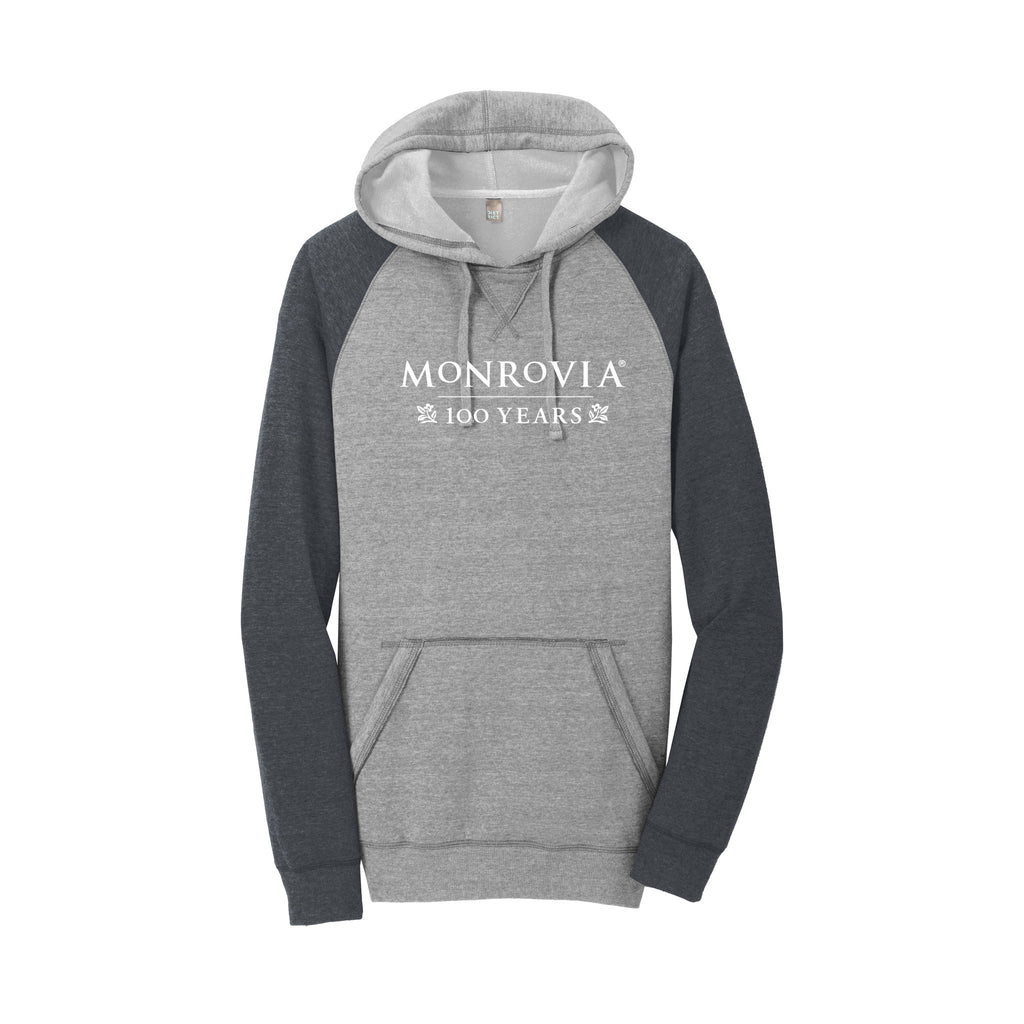 Monrovia 100 Years - District® Lightweight Fleece Raglan Hoodie