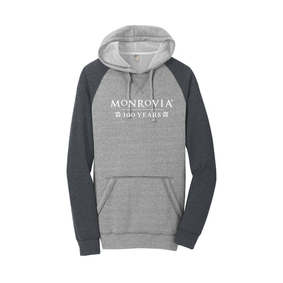 Monrovia 100 Years - District® Lightweight Fleece Raglan Hoodie