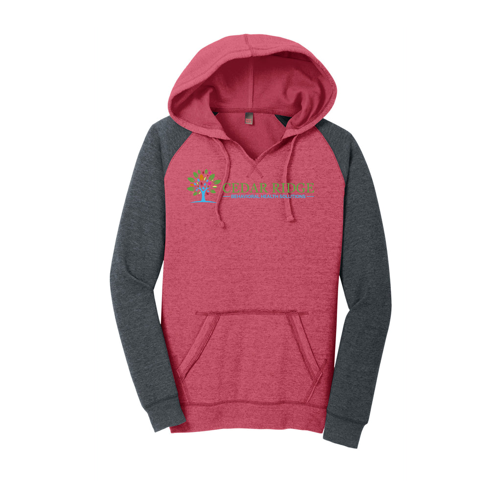 Cedar Ridge - District ® Women’s Lightweight Fleece Raglan Hoodie