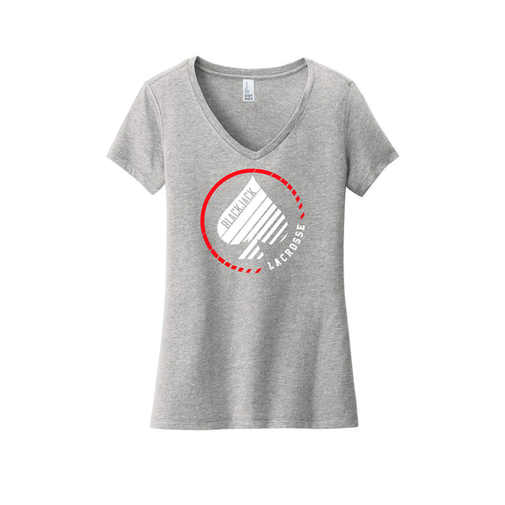 Blackjack Elite Lacrosse - District Women’s Very Important Tee V-Neck