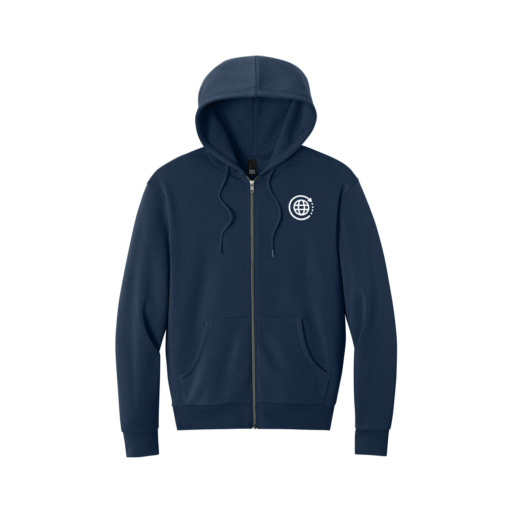 Mobile Repair Solutions - District® MelloFleece Full-Zip Hoodie